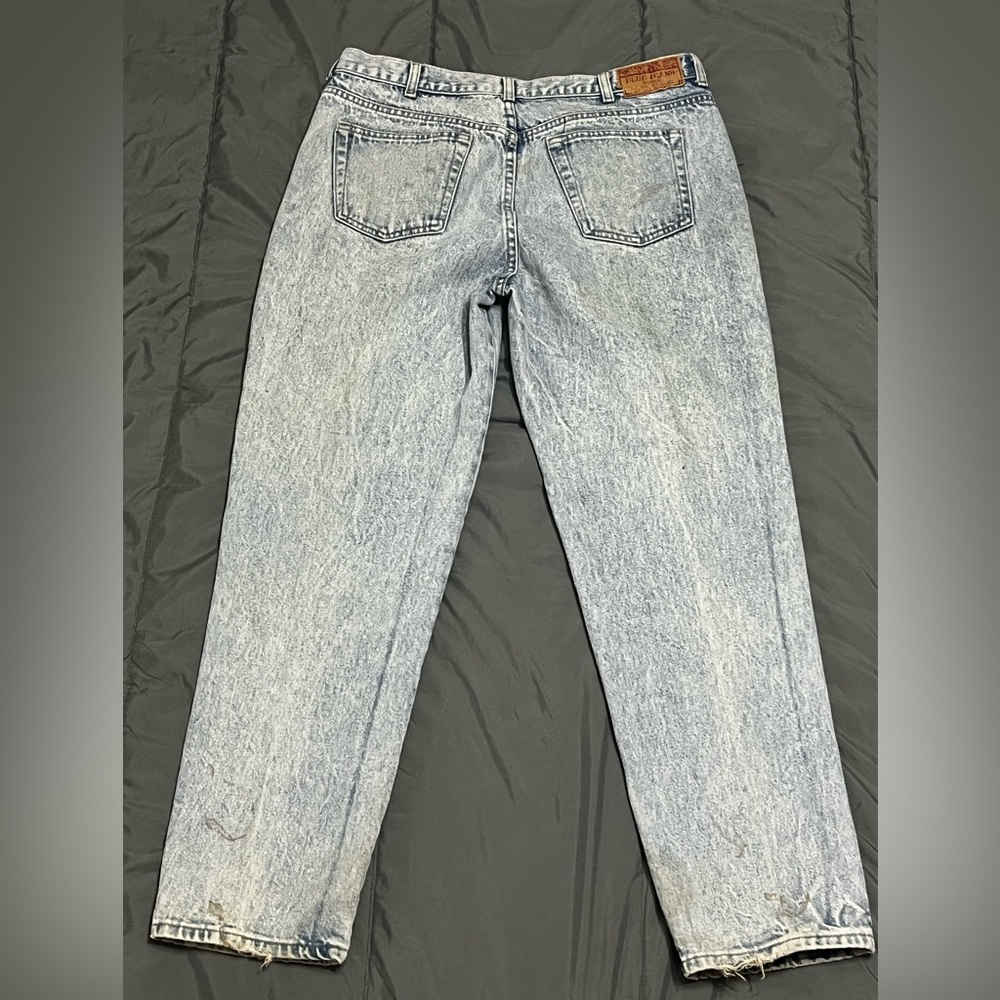 Vintage 80s 90s Calvin Klein Acid Wash USA Cotton Jeans - Picture 7 of 13